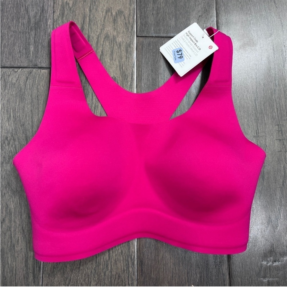 Lululemon NWT Go Further Bra with Support Code Technology Passionate
